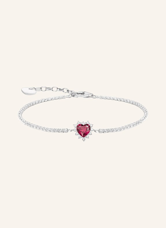 THOMAS SABO Armband SILBER/ WEISS/ ROT