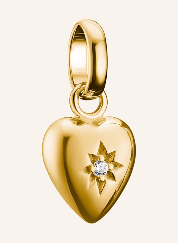 THOMAS SABO Charm-Anhänger GOLD/ WEISS