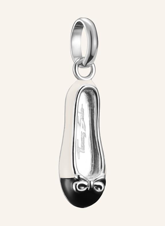 THOMAS SABO Charm-Anhänger SCHWARZ/ SILBER/ WEISS