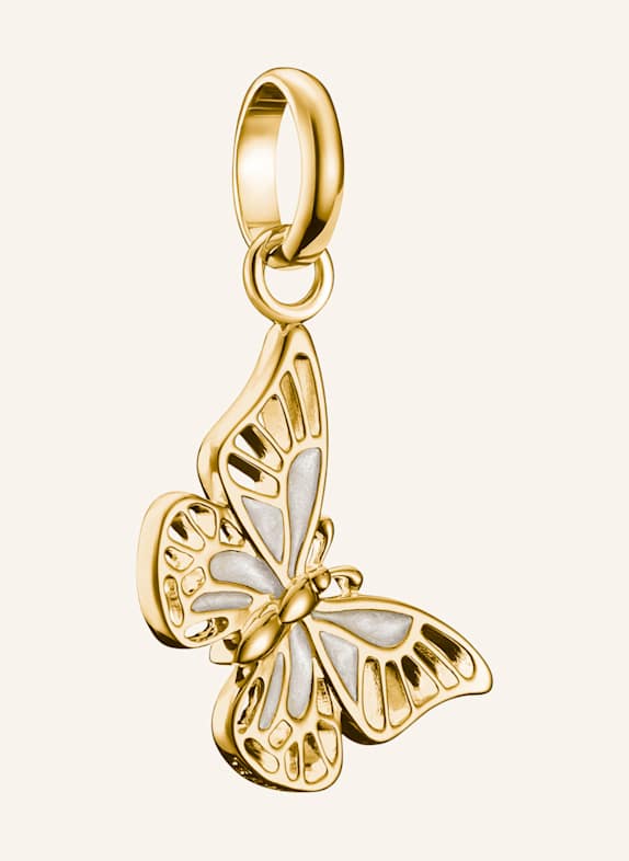 THOMAS SABO Charm-Anhänger GOLD/ WEISS