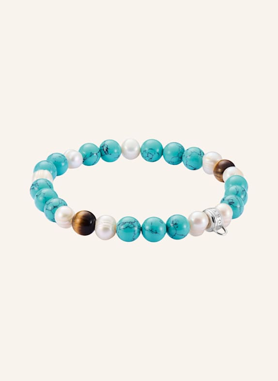 THOMAS SABO Armband SILBER/ TÜRKIS/ BRAUN