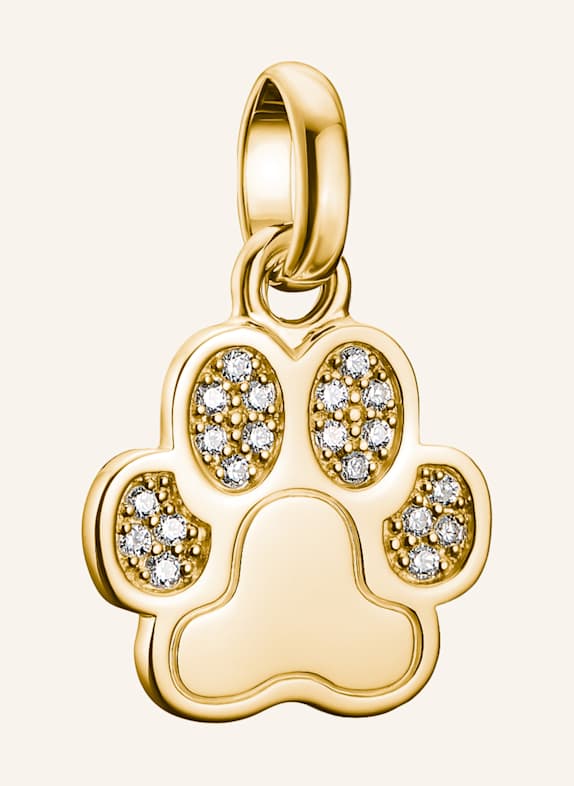 THOMAS SABO Charm-Anhänger GOLD/ WEISS