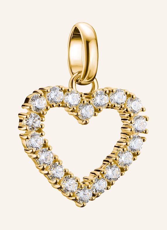 THOMAS SABO Charm-Anhänger GOLD/ WEISS