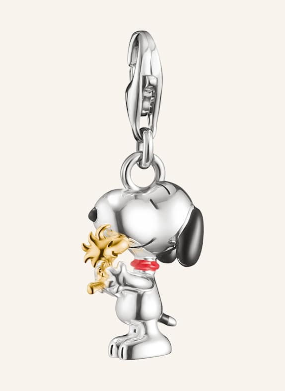 THOMAS SABO Charm-Anhänger SILBER/ SCHWARZ/ GOLD/ ROT