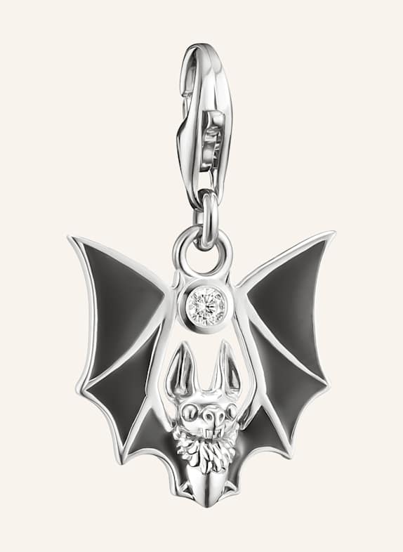 THOMAS SABO Charm-Anhänger SILBER/ SCHWARZ/ WEISS