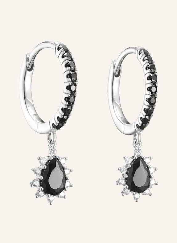 THOMAS SABO Creolen SILBER/ SCHWARZ/ WEISS