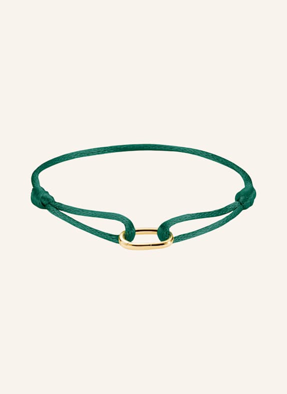 THOMAS SABO Armband DUNKELGRÜN/ GOLD