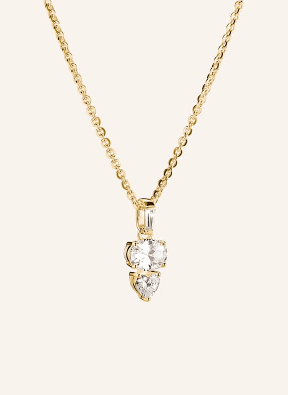 THOMAS SABO Kette GOLD/ WEISS