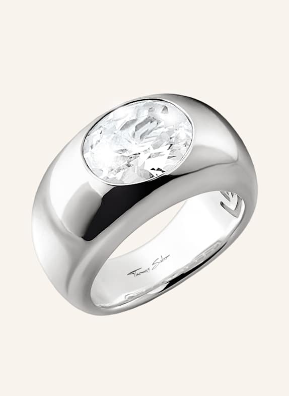 THOMAS SABO Ring SILBER/ WEISS