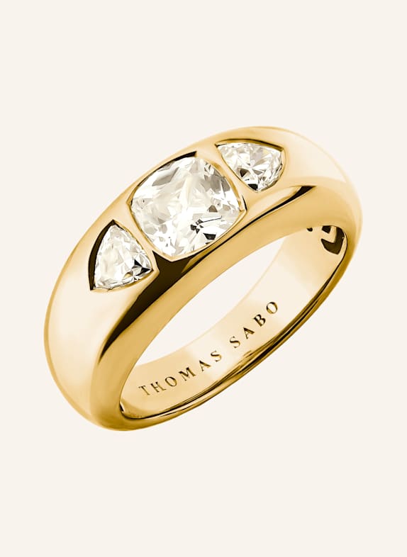 THOMAS SABO Ring GOLD/ WEISS