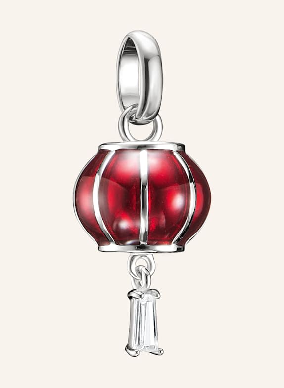 THOMAS SABO Charm-Anhänger SILBER/ ROT/ SCHWARZ