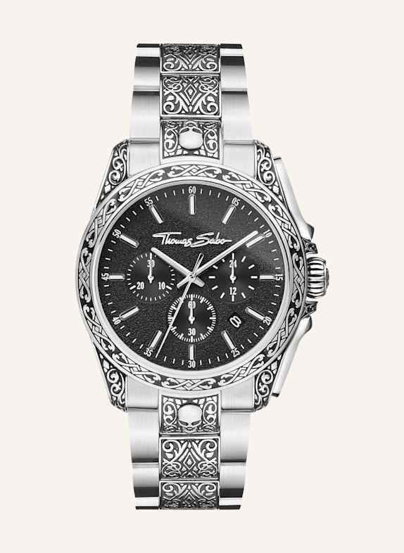 THOMAS SABO Herrenuhr SCHWARZ