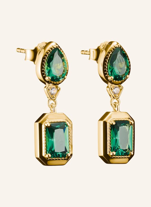 THOMAS SABO Ohrringe GOLD/ GRÜN