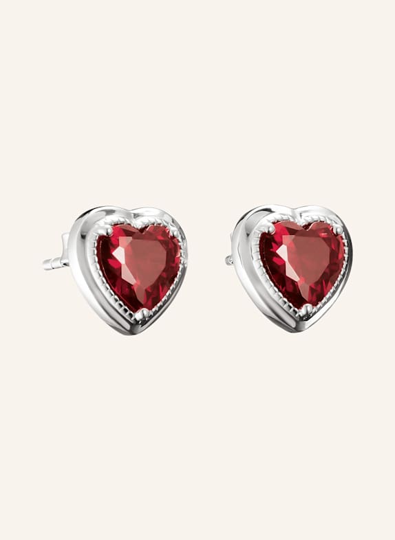 THOMAS SABO Ohrstecker SILBER/ ROT