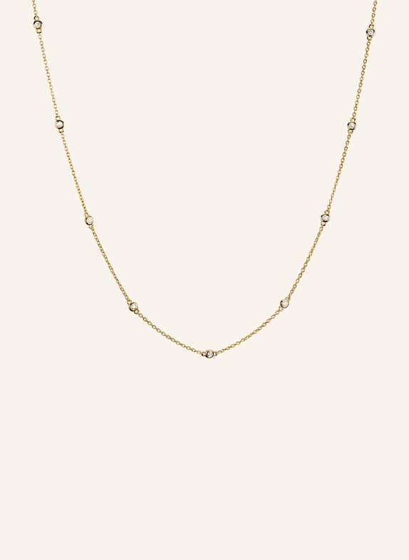 THOMAS SABO Kette GOLD/ WEISS