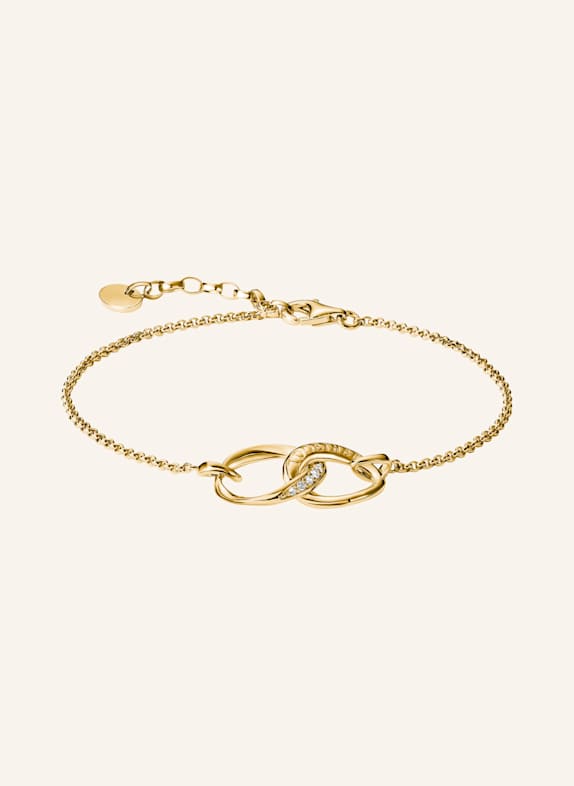 THOMAS SABO Armband GOLD/ WEISS