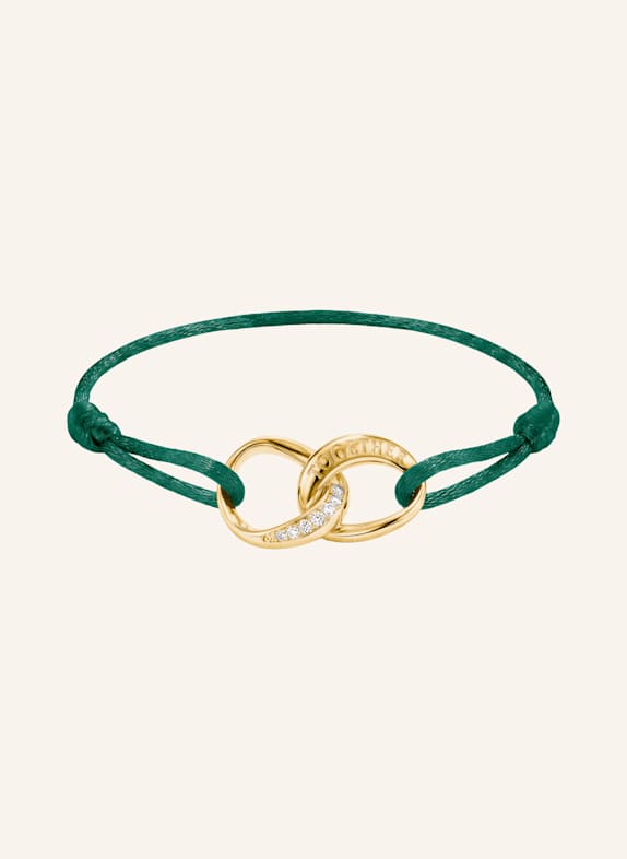 THOMAS SABO Armband GOLD/ GRÜN