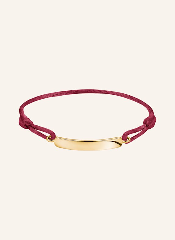 THOMAS SABO Armband GOLD/ DUNKELROT