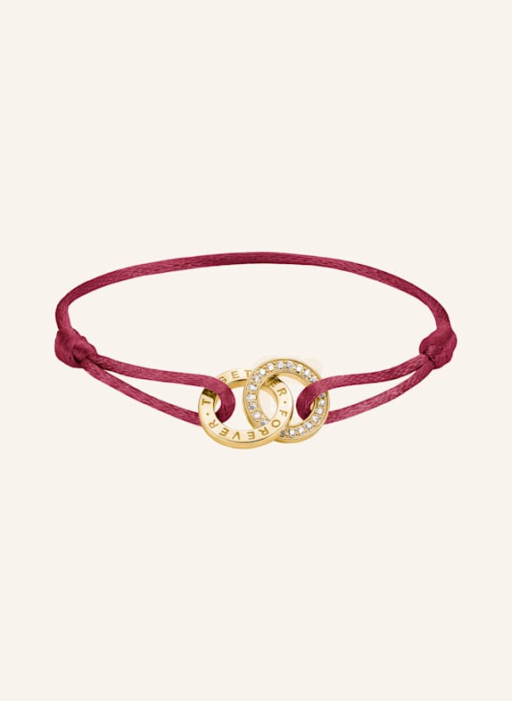 THOMAS SABO Armband GOLD/ WEISS/ DUNKELROT