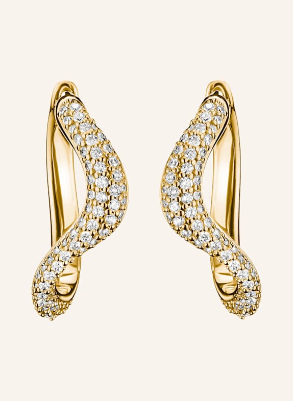 THOMAS SABO Creolen GOLD/ WEISS