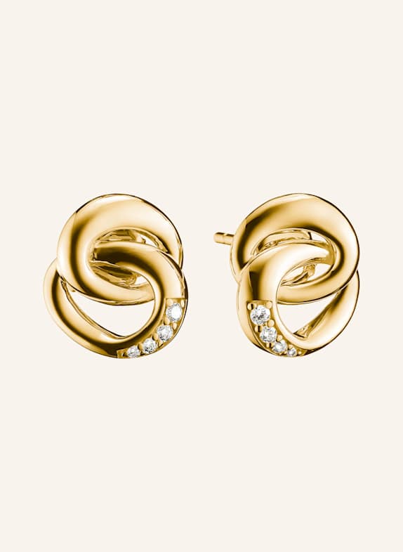 THOMAS SABO Ohrstecker GOLD/ WEISS