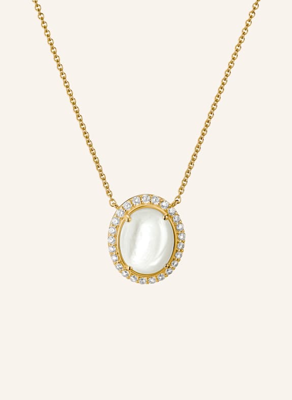 THOMAS SABO Kette GOLD/ WEISS