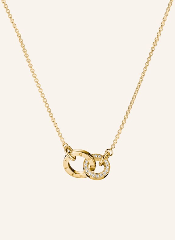 THOMAS SABO Kette GOLD/ WEISS