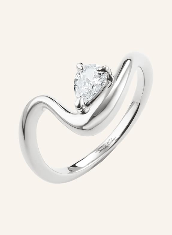 THOMAS SABO Ring SILBER/ WEISS