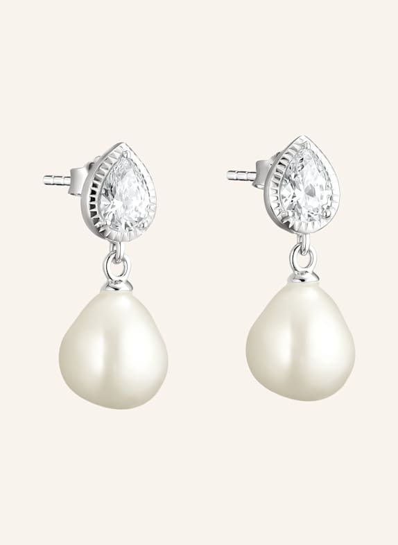 THOMAS SABO Ohrringe SILBER/ WEISS
