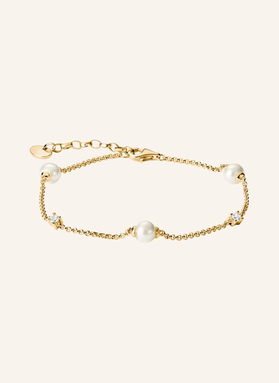 THOMAS SABO Armband GOLD/ WEISS