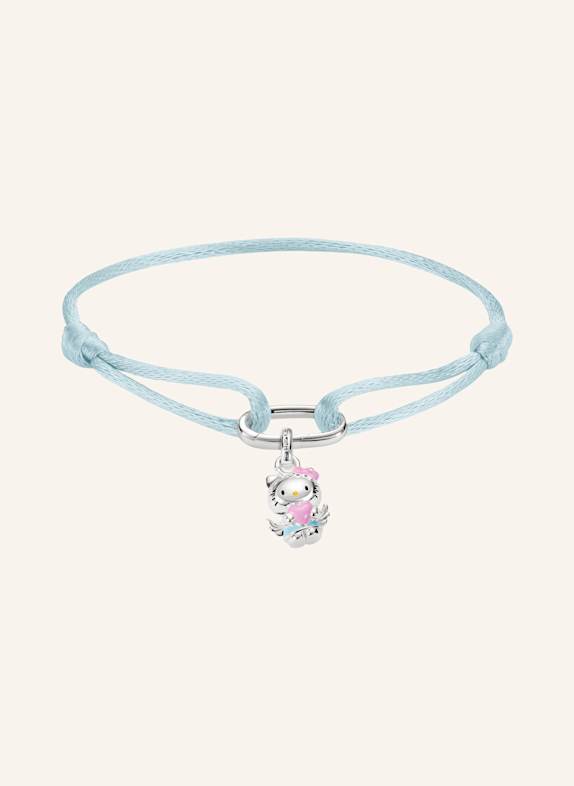 THOMAS SABO Armband SILBER/ SCHWARZ/ PINK/ GELB/ HELLBLAU