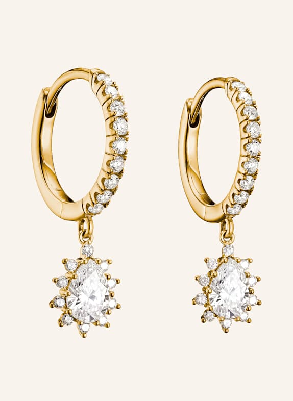 THOMAS SABO Creolen GOLD/ WEISS