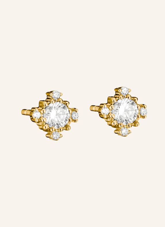THOMAS SABO Ohrstecker GOLD/ WEISS