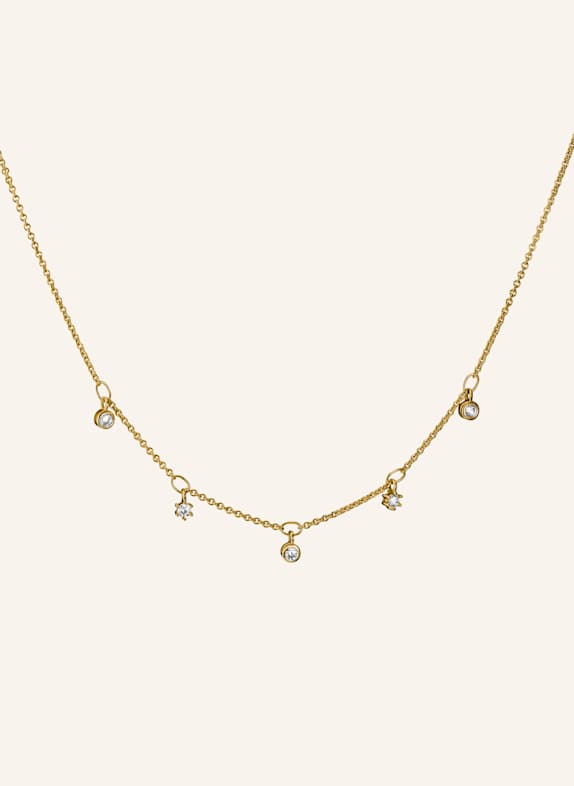 THOMAS SABO Kette GOLD/ WEISS