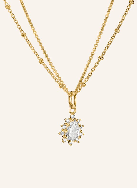 THOMAS SABO Kette GOLD/ WEISS
