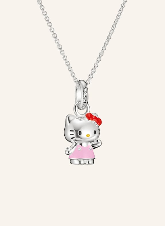 THOMAS SABO Kette SILBER/ SCHWARZ/ ROT/ PINK/ GELB