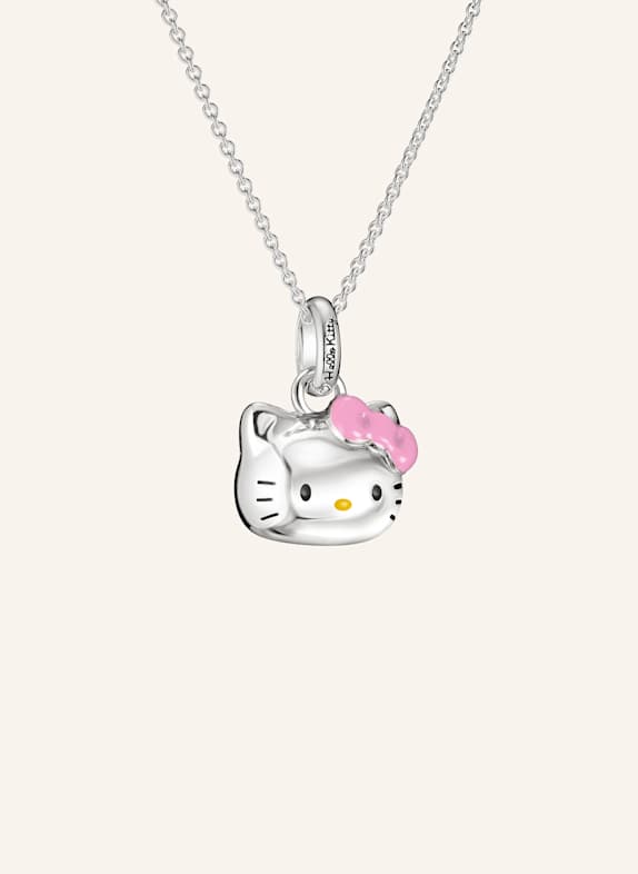 THOMAS SABO Kette SILBER/ SCHWARZ/ GELB/ PINK
