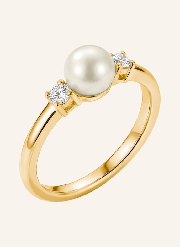 THOMAS SABO Ring GOLD/ WEISS