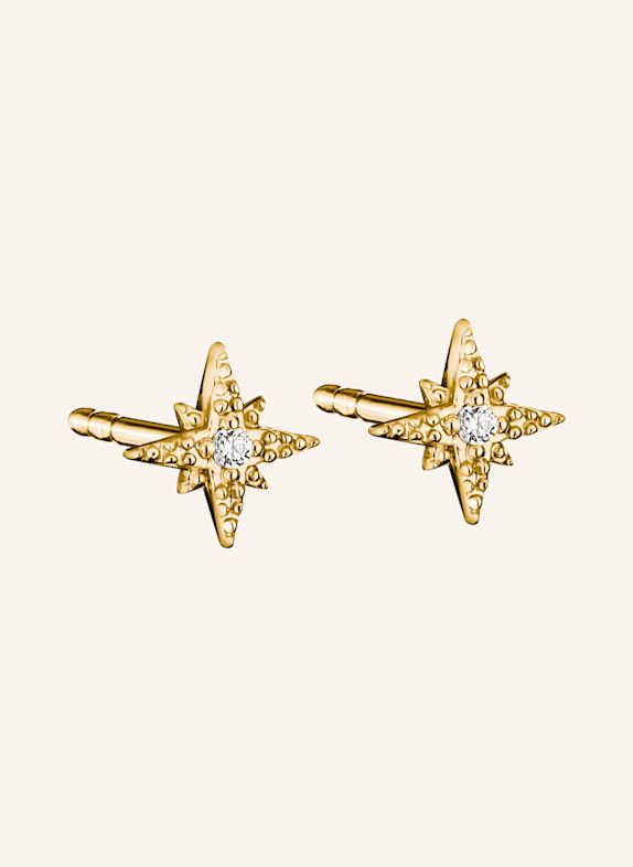 THOMAS SABO Ohrstecker GOLD / WEISS