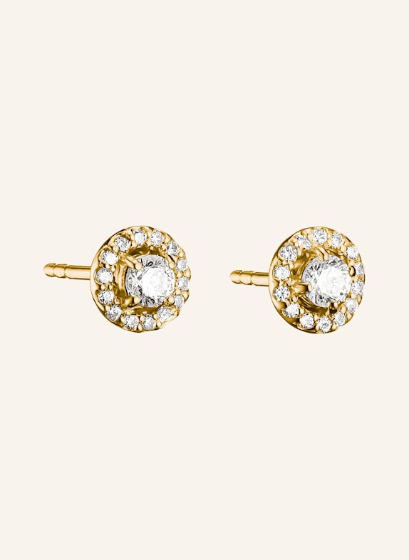 THOMAS SABO Ohrstecker GOLD / WEISS
