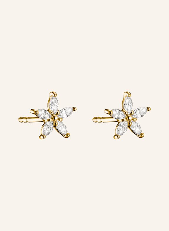 THOMAS SABO Ohrstecker GOLD / WEISS