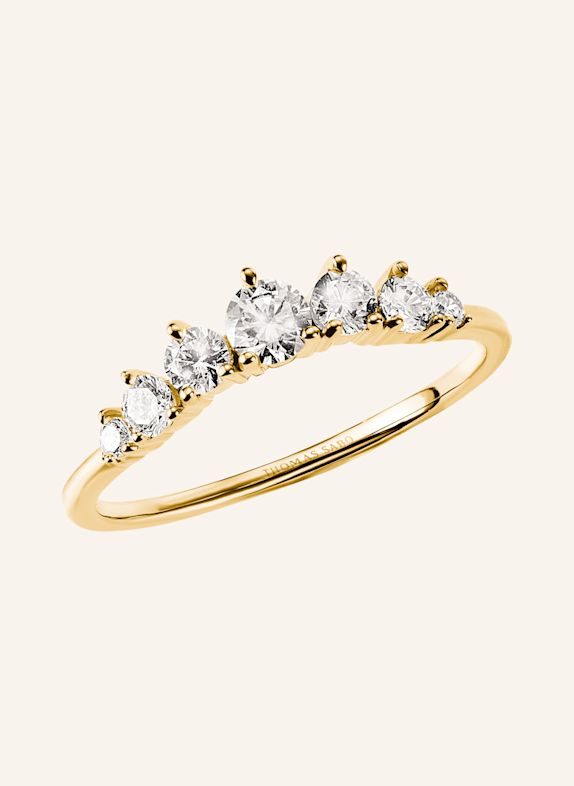THOMAS SABO Ring GOLD / WEISS