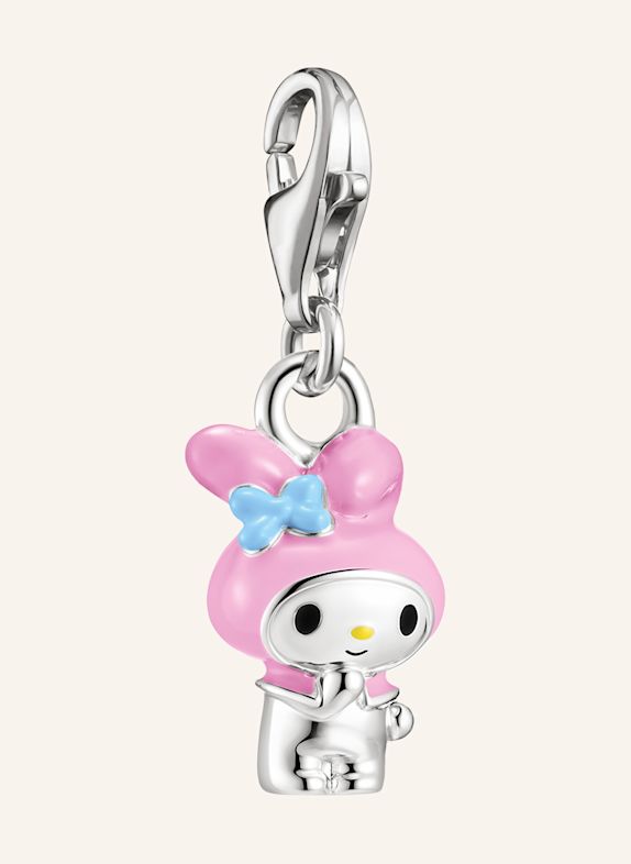 THOMAS SABO Charm-Anhänger SILBER / PINK / HELLBLAU