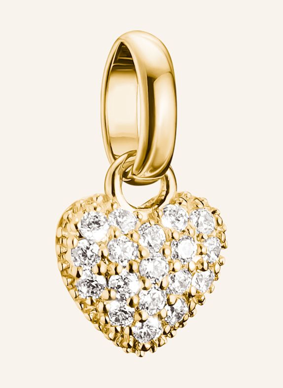 THOMAS SABO Charm-Anhänger GOLD / WEISS