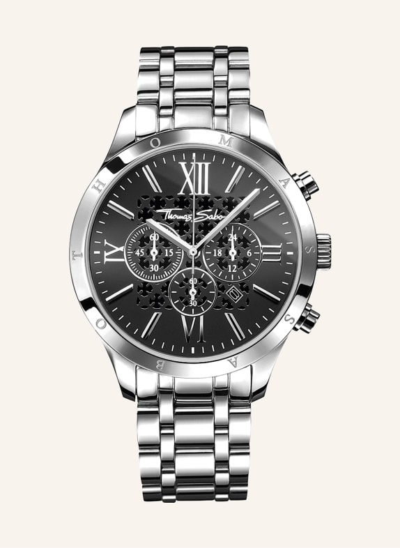 THOMAS SABO Uhr SILBER/ SCHWARZ
