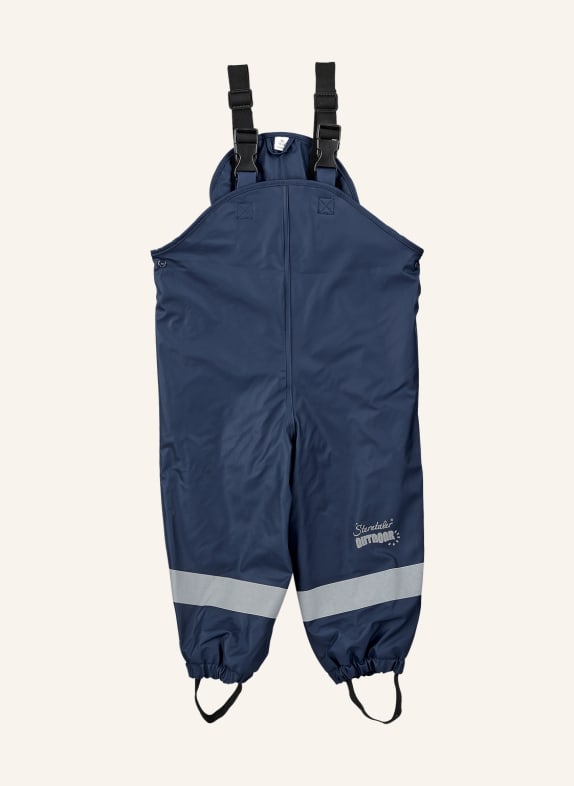 Sterntaler Regenträgerhose gefüttert BLAU