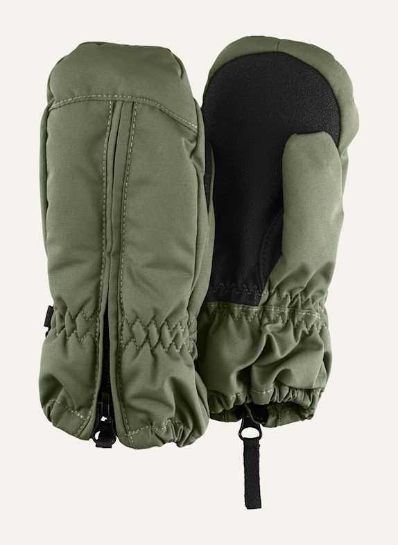 Sterntaler Fäustlinge Rips DUNKELGRÜN