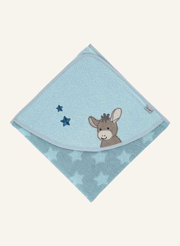 Sterntaler Kapuzenbadetuch 100 x 100 cm Emmi BLAU