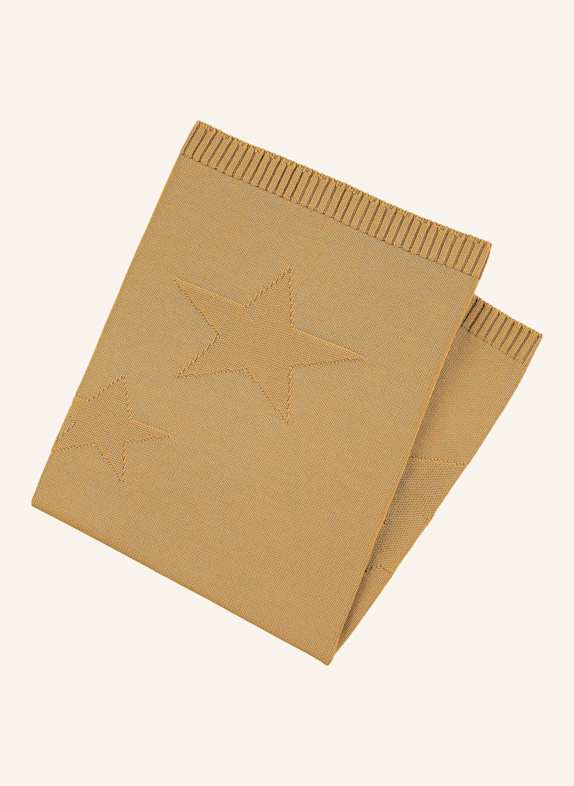 Sterntaler Strick-Schmusedecke GELB
