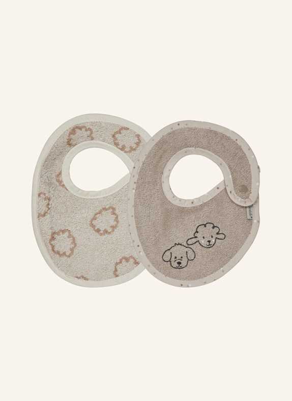 Sterntaler Lätzchen 2er Pack BAUERNHOF BEIGE